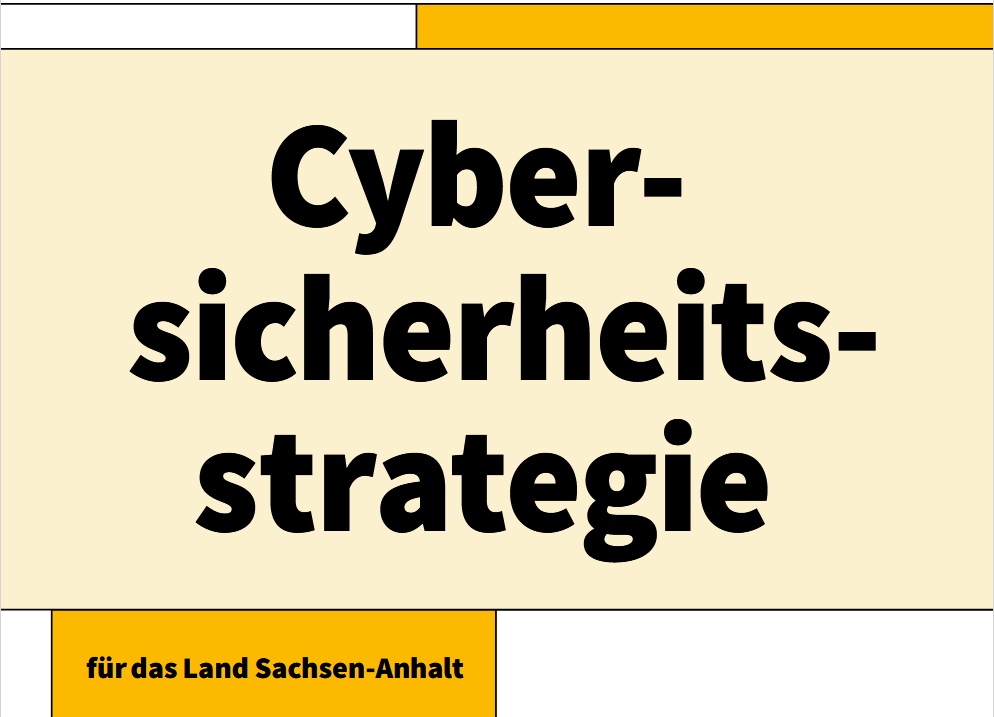 Ausschnitt der Titelseite Cybersicherheitsstrategie für das Land Sachsen-Anhalt